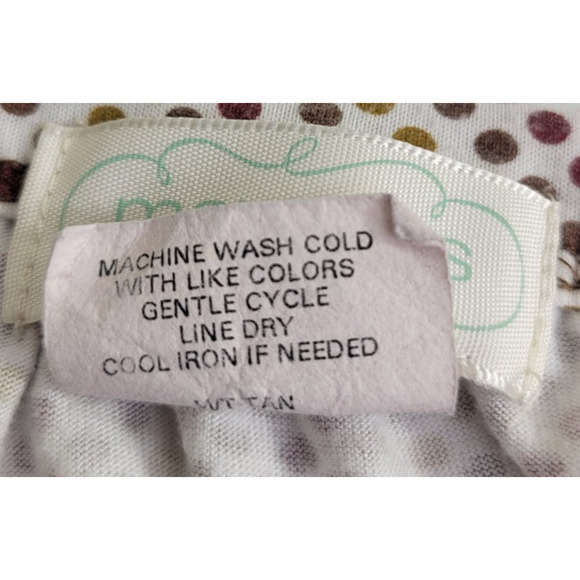 Vintage Maurices 90s Brown Mini Polka Dot Sleeveless Tank Top Women's Size 1X - Picture 8 of 9